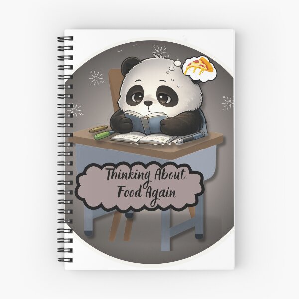 Item preview, Thinking About Food Again Panda designed and sold by EnginerdStudio.