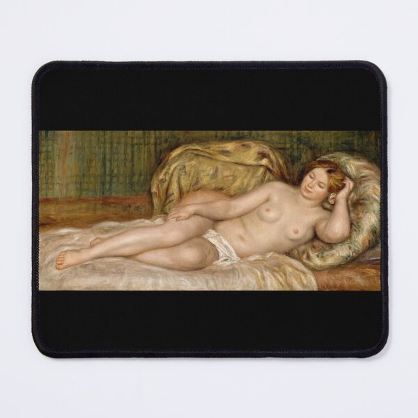 Item preview, Reclining Nude on Draped Cushions designed and sold by artofuniverse.