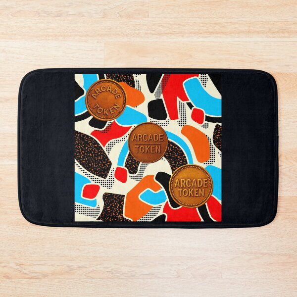 Item preview, ❇️ INSERT COIN TO CONTINUE COLLECTION ❇️ - Arcade Carpet and Tokens - Retro Edition v3 designed and sold by WheelieGdArt.
