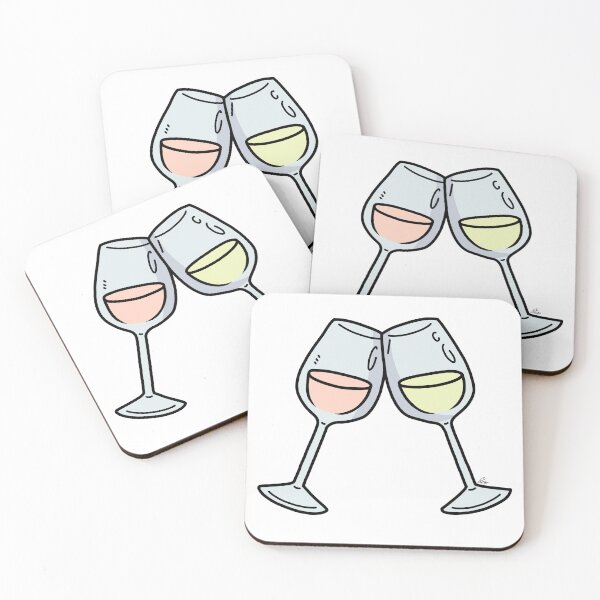 Item preview, Cartoon Wine Glasses designed and sold by Elliebellie33.