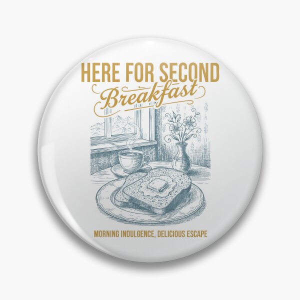 Item preview, Breakfast Here For Second Breakfast Funny Brunch designed and sold by LuminOrb.