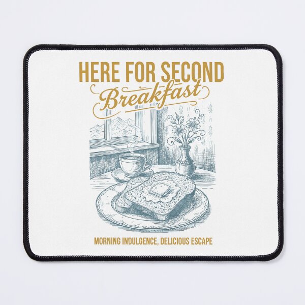 Item preview, Breakfast Here For Second Breakfast Funny Brunch designed and sold by LuminOrb.