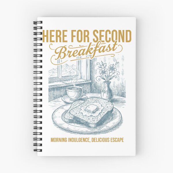 Item preview, Breakfast Here For Second Breakfast Funny Brunch designed and sold by LuminOrb.