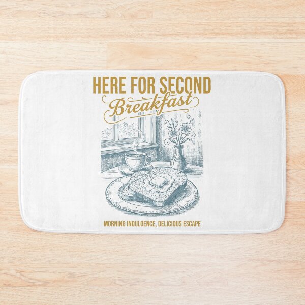 Item preview, Breakfast Here For Second Breakfast Funny Brunch designed and sold by LuminOrb.