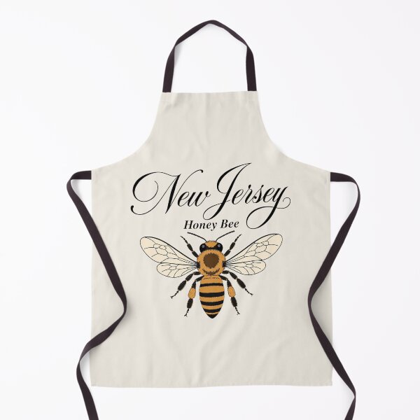Item preview, New Jersey Honey Bee Retro State Insect Poster designed and sold by The-Drip-Studio.