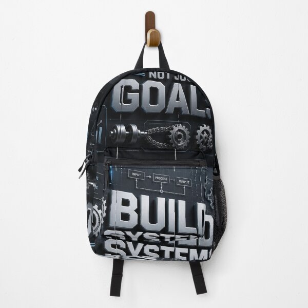 Item preview, Build Systems Not Just Goals – Motivational Entrepreneur Hustle Gift designed and sold by UrmiCreation.