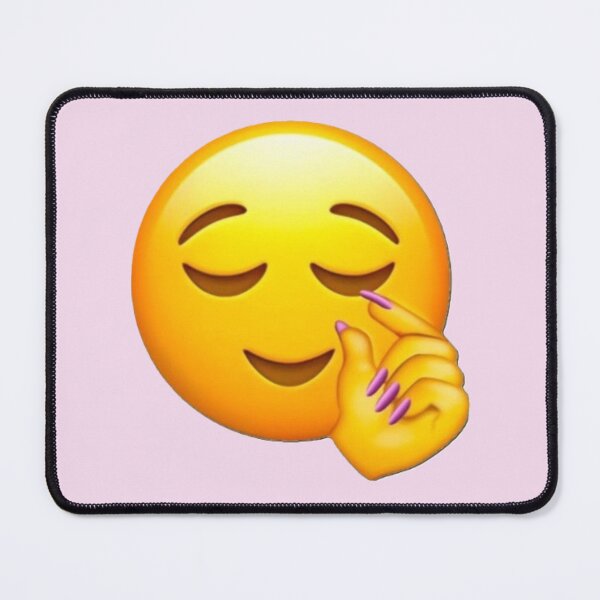Item preview, Finger Heart Emoji Sticker | Cute Korean Love Gesture | Sassy Nails Emoji | Kawaii Aesthetic | Viral Meme Sticker designed and sold by Pophands.