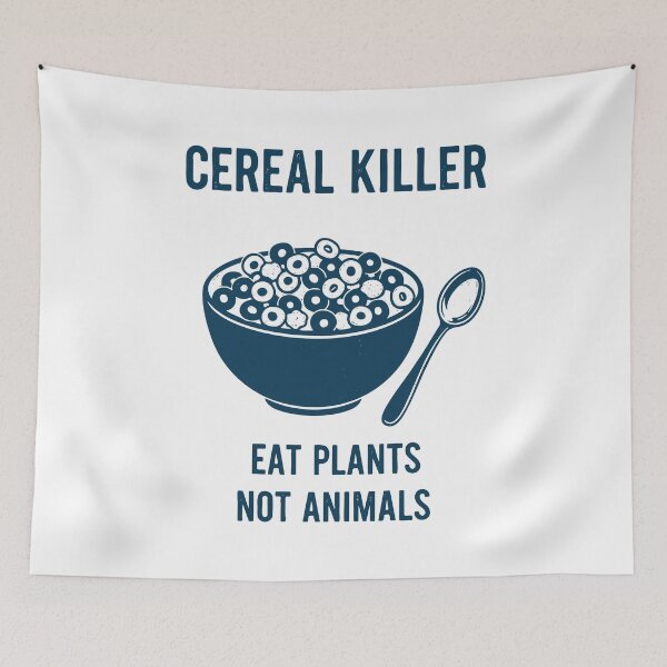 Item preview, Breakfast Cereal Killer Eat Plants Not Animals designed and sold by LuminOrb.