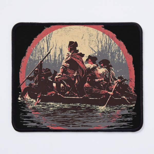 Item preview, Get In Loser We're Crossing The Delaware Funny George Washington Patriotic Retro T-Shirt designed and sold by VectorForge.