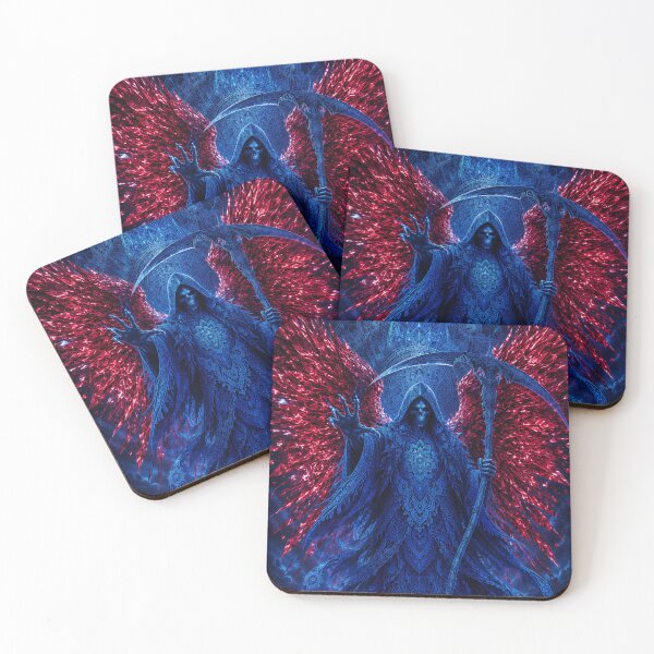 Item preview, Midnight Grim Reaper Mandala designed and sold by hyperbeast store.