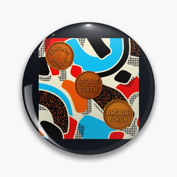 Item preview, ❇️ INSERT COIN TO CONTINUE COLLECTION ❇️ - Arcade Carpet and Tokens - Retro Edition v8 designed and sold by WheelieGdArt.