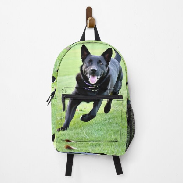 Item preview, Animals - Black Dog, Joyful Energy on Lawn designed and sold by DoodyPets.