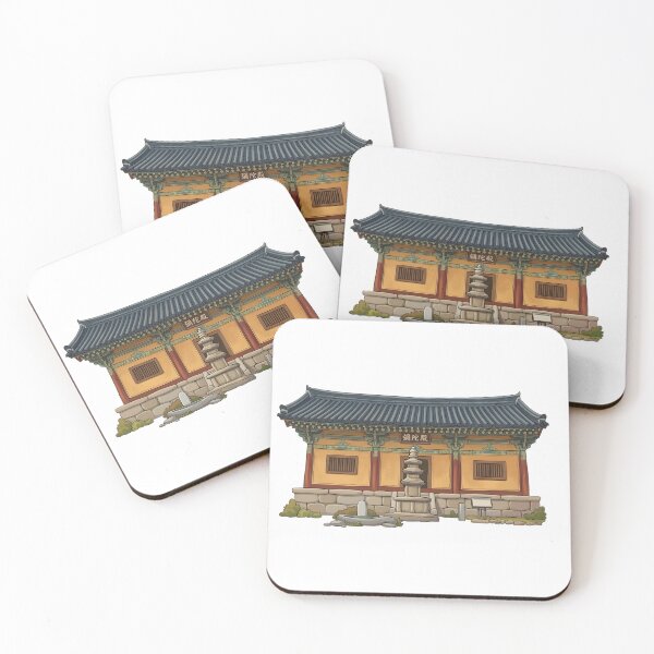 Item preview, Photonuri Beautiful Korean Temple Traditional Hanok House Art designed and sold by photonuri.