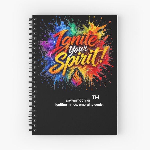 Item preview, Ignite Your Spirit Motivational Watercolor Paint Splatter Art designed and sold by Pawar1999.