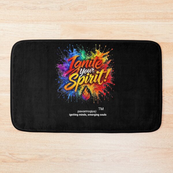 Item preview, Ignite Your Spirit Motivational Watercolor Paint Splatter Art designed and sold by Pawar1999.