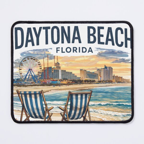 Item preview, A Vintage Illustration of Daytona Beach - Florida - US designed and sold by erkinmaddison.