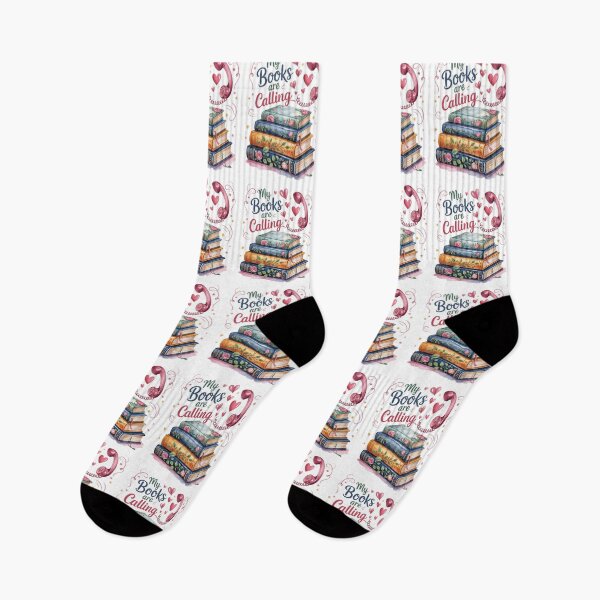 Item preview, ​My Books Are Calling Floral Book Lover T-Shirt designed and sold by Color World.