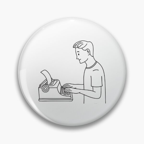 Item preview, Close View of Typing on Typewriter designed and sold by rasagamastore.