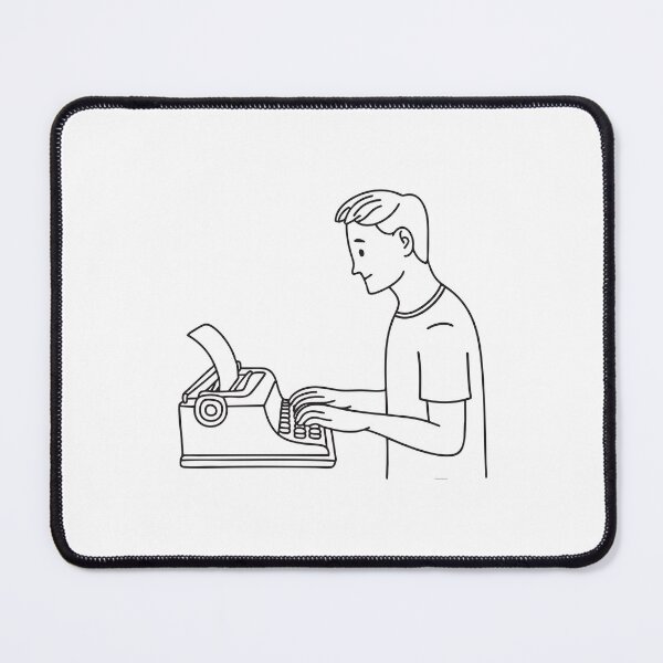 Item preview, Close View of Typing on Typewriter designed and sold by rasagamastore.