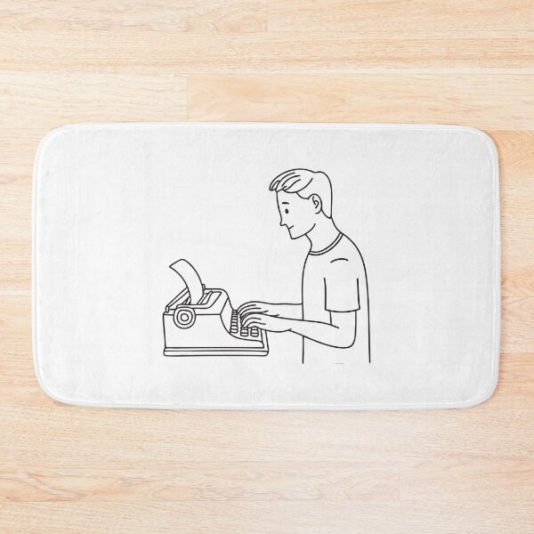 Item preview, Close View of Typing on Typewriter designed and sold by rasagamastore.