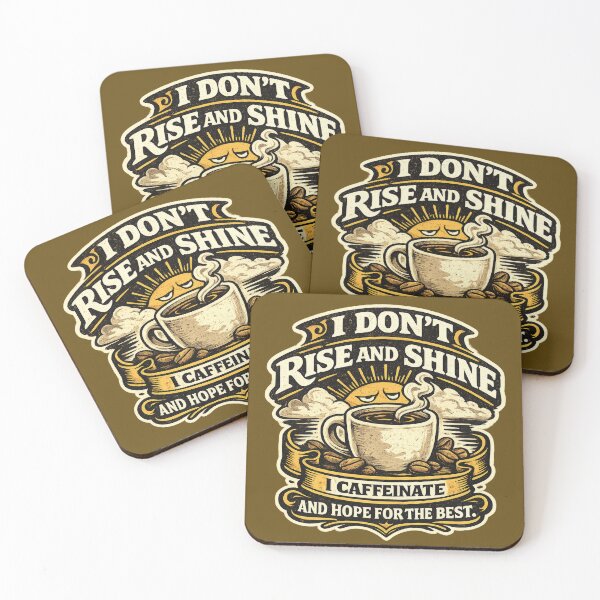 Item preview, I Don't Rise And Shine Funny Coffee Vintage designed and sold by Mr Lee.