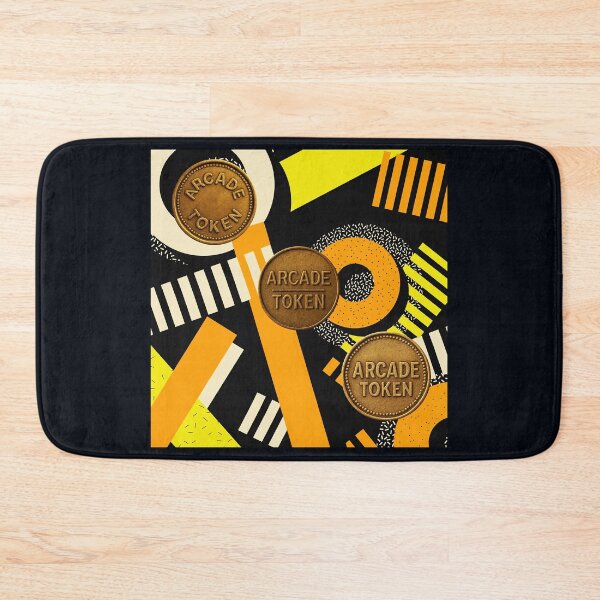 Item preview, ❇️ INSERT COIN TO CONTINUE COLLECTION ❇️ - Arcade Carpet and Tokens - Retro Edition v11 designed and sold by WheelieGdArt.