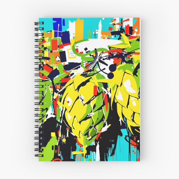 Item preview, Abstract Hop Explosion - Vibrant Craft Beer Pop Art designed and sold by Daniela`s shop.