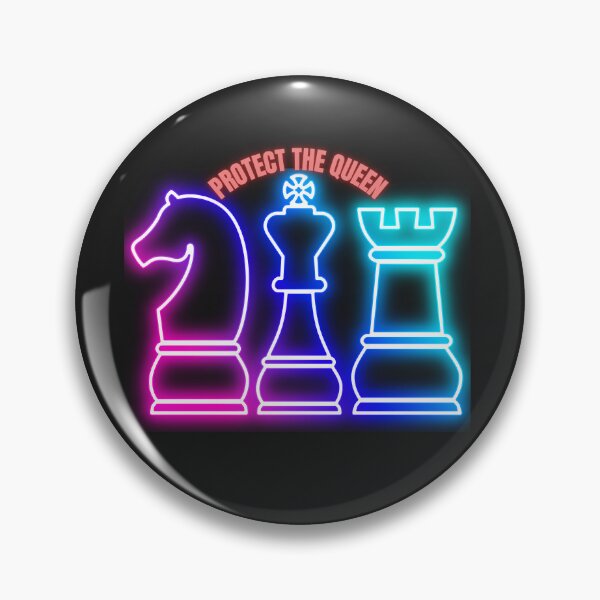 Item preview, neon chess designed and sold by alalame.