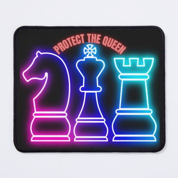 Item preview, neon chess designed and sold by alalame.