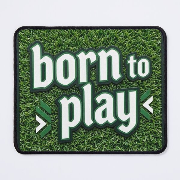 Item preview, Copy of Born To Play Soccer Typography Sticker designed and sold by ckartes100.