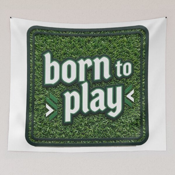 Item preview, Copy of Born To Play Soccer Typography Sticker designed and sold by ckartes100.