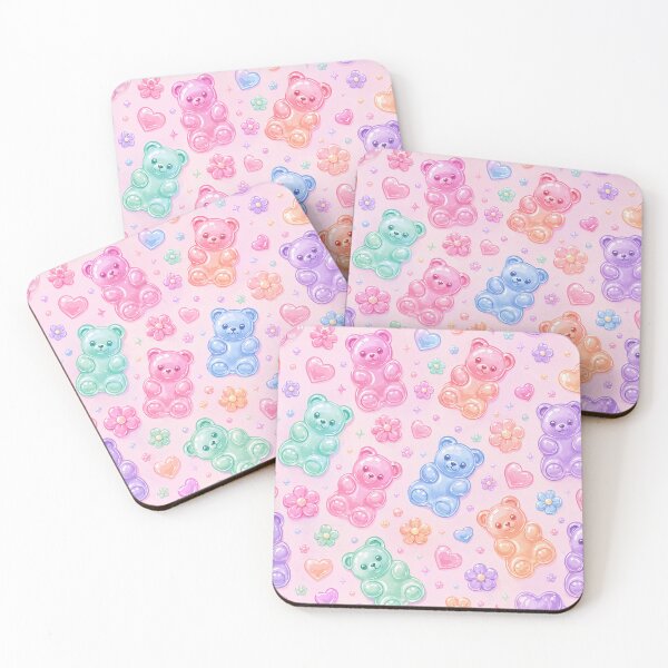 Item preview, Gummy Bear Candy Pattern designed and sold by Ioanna-Studio.