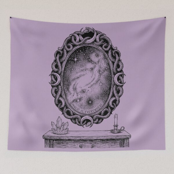 Item preview, Mystic Vanity Reflection - Witchy Aesthetic designed and sold by bapupa.