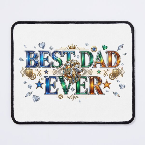Item preview, Best Dad Ever Regal Lion Jewel Design designed and sold by Nuvoro Gifts.