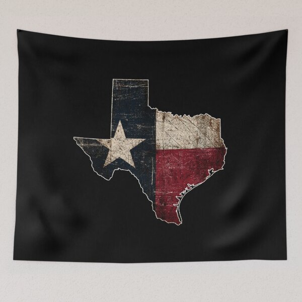 Item preview, Distressed Texas State Map Flag - Weathered Lone Star Pride 4TH JULY designed and sold by VectorForge.
