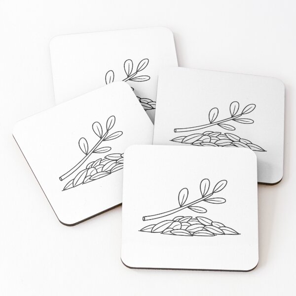 Item preview, A twig on top of a leaf pile designed and sold by rasagamastore.