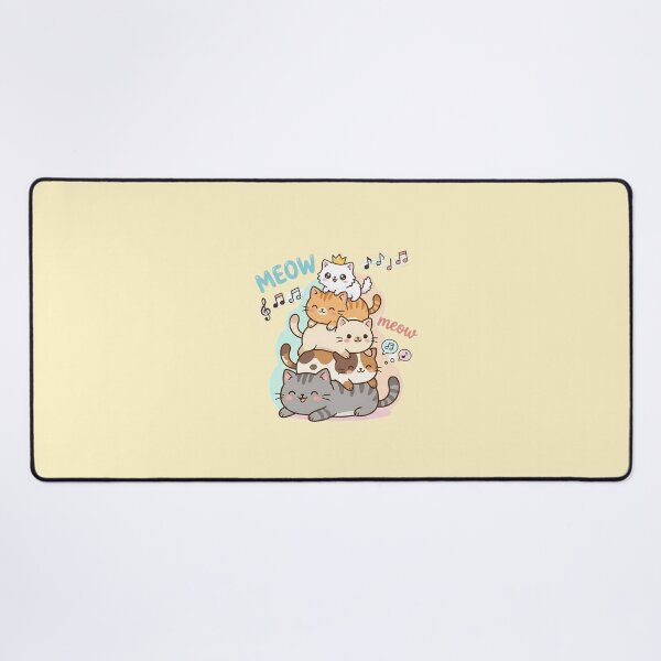 Item preview, Cute Kawaii Cat Pyramid Meow Musical Kitten Stack designed and sold by jo-e-basta.