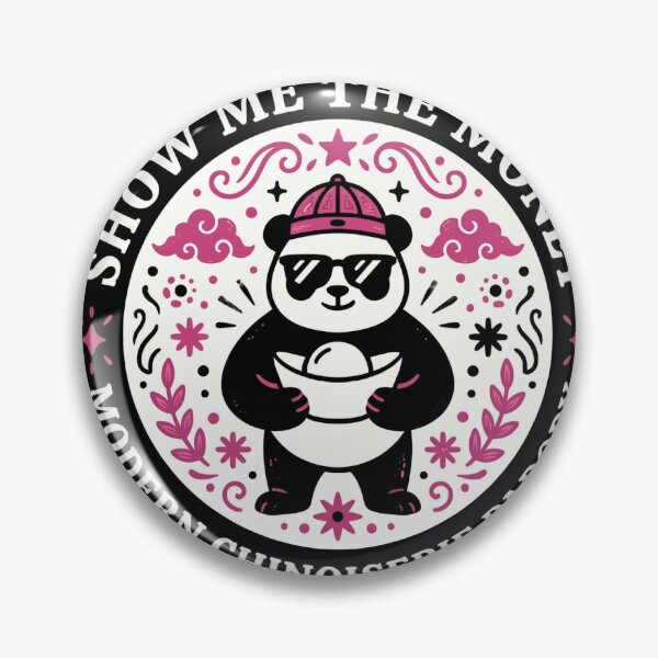 Item preview, Cool Panda Show Me The Money Chinese Folk Art designed and sold by kwcricky.