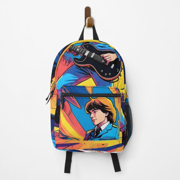 Item preview, Neon Stage Duet: Retro Anime Rock Guitarists Live Concert designed and sold by Daniela`s shop.
