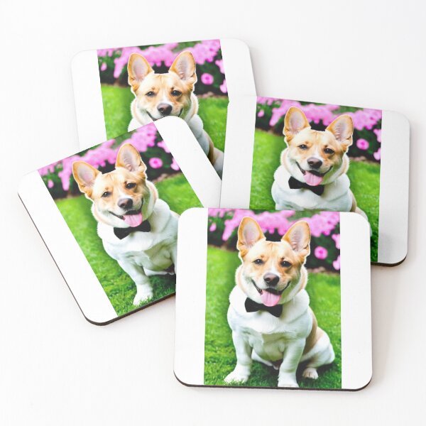 Item preview, Animals - Corgi with Bow Tie, Chic and Humorous Animal Portrait designed and sold by DoodyPets.