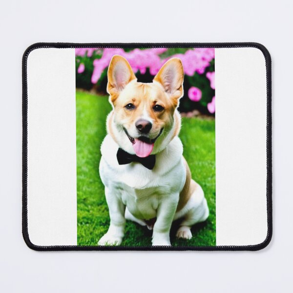 Item preview, Animals - Corgi with Bow Tie, Chic and Humorous Animal Portrait designed and sold by DoodyPets.