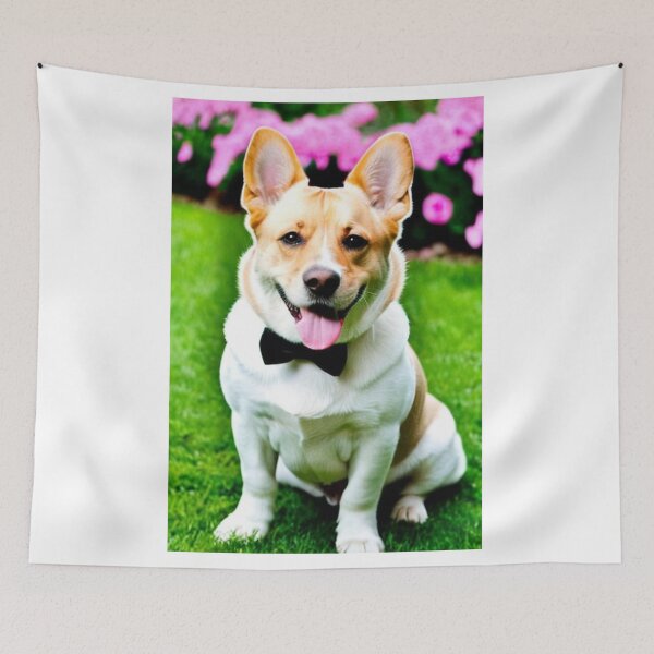Item preview, Animals - Corgi with Bow Tie, Chic and Humorous Animal Portrait designed and sold by DoodyPets.