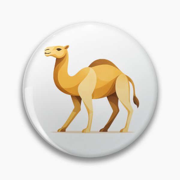 Item preview, Golden Camel in Geometric Illustration designed and sold by KM Design.