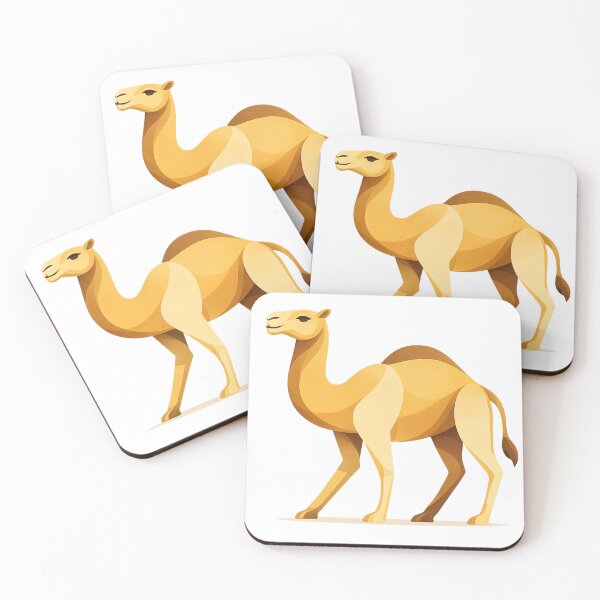 Item preview, Golden Camel in Geometric Illustration designed and sold by KM Design.