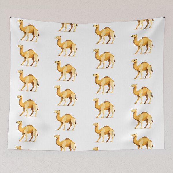 Item preview, Golden Camel in Geometric Illustration designed and sold by KM Design.