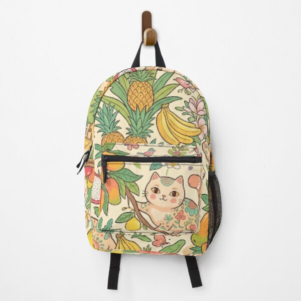 Item preview, Cute Cats in Summer Fruitland designed and sold by Iampoji.