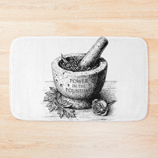 Item preview, Alchemist's Mortar and Pestle - Witchy Herbs designed and sold by bapupa.