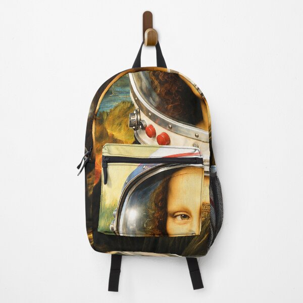 Aperçu de l'œuvre Art inspiré de la Joconde | Parodie humoristique de Léonard de Vinci : décoration murale et vêtements créée et vendue par Awful Whiff Art Co.