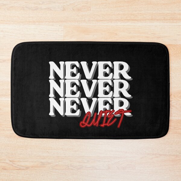 Item preview, Never quiet quote shirt designed and sold by VectorForge.