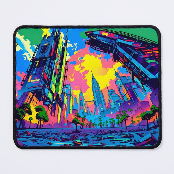 Item preview, Neon Neon Cityscape designed and sold by Daniela`s shop.